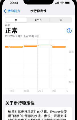 定海iPhone手机维修如何在iPhone开启'步行稳定性通知'