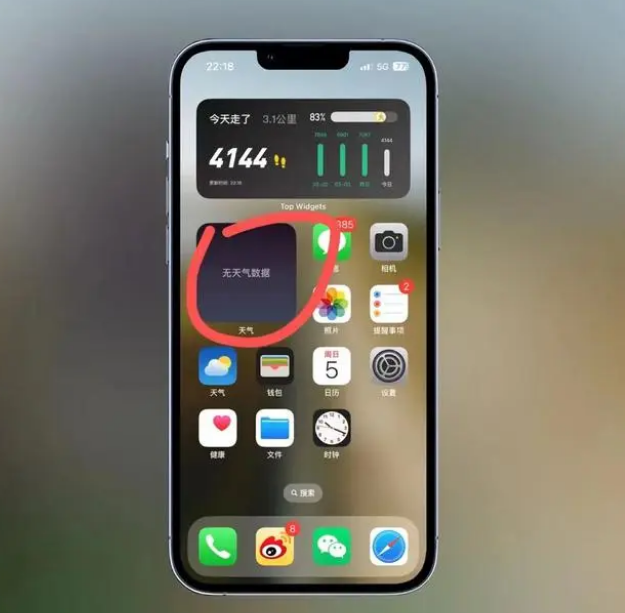 定海苹果手机维修分享:iOS16主屏幕天气小组件无法正常工作怎么办？ 