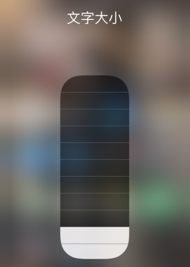 定海苹果手机维修分享小技巧：在 iPhone 控制中心快速调节字体大小 