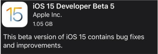 定海苹果手机维修分享如何升级到iOS15.0 beta5 