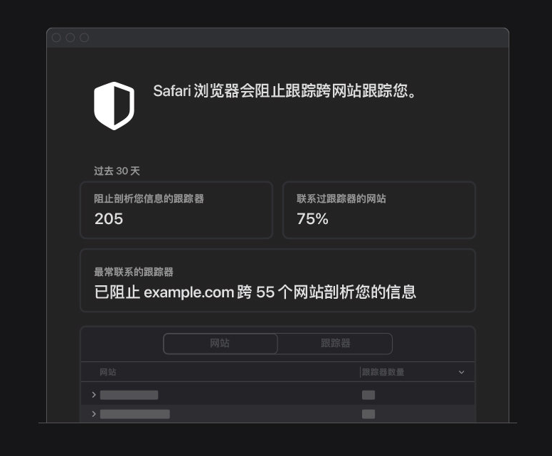 定海苹果手机维修分享如何在 Safari 浏览器中查看和打开隐私报告 