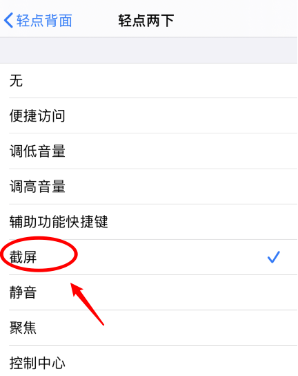定海苹果手机维修分享iPhone12如何启用双击截屏 