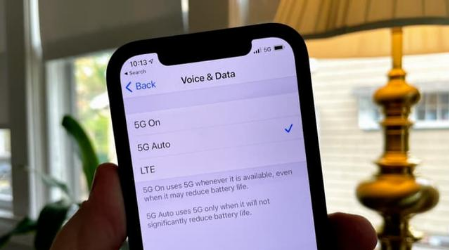 定海苹果手机维修分享iPhone 12如何打开或关闭5G网络 